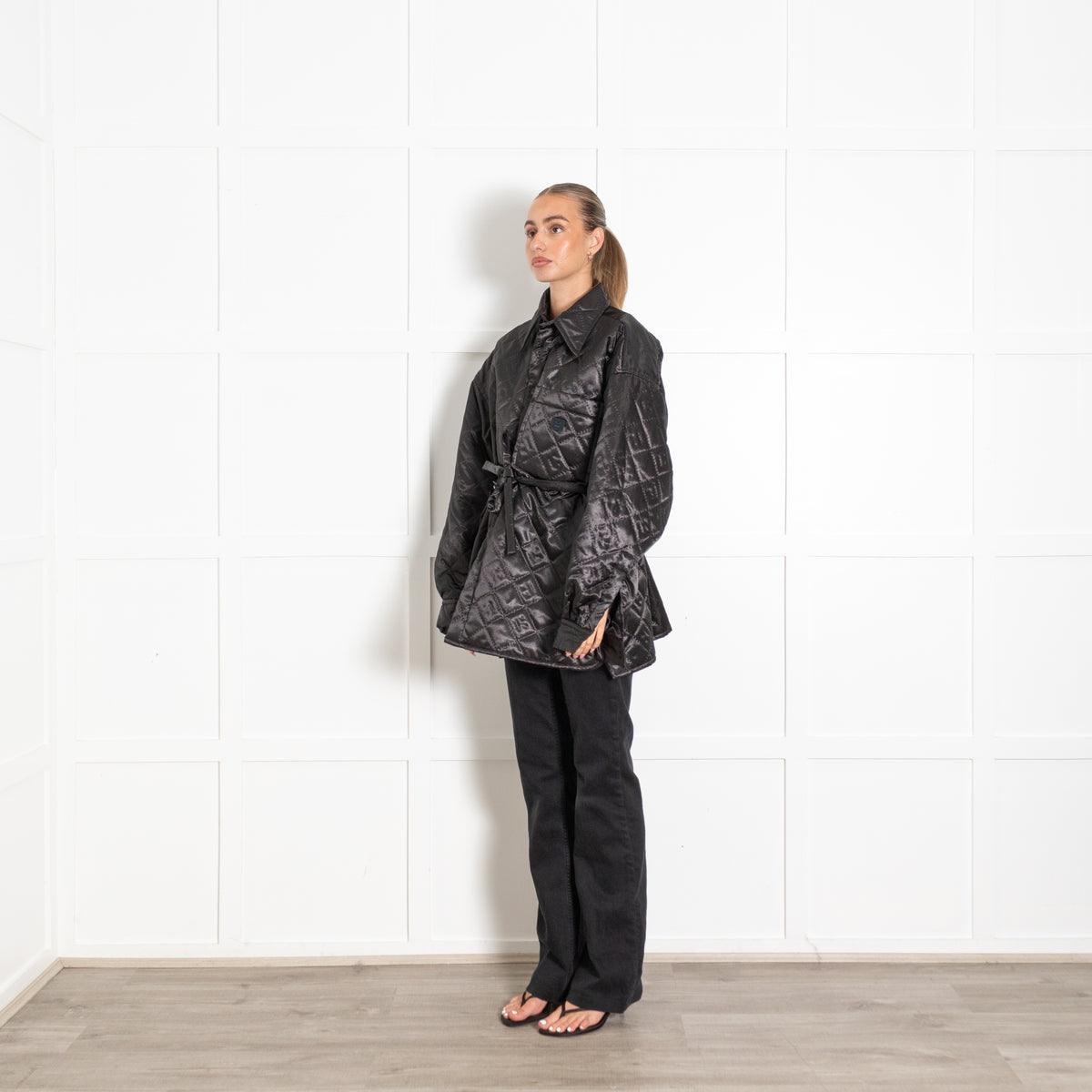 Acne Studios Black Button Down Jacket