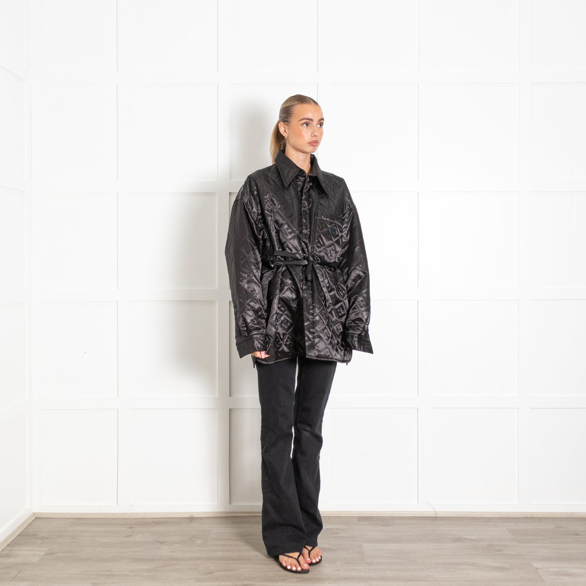 Acne Studios Black Button Down Jacket