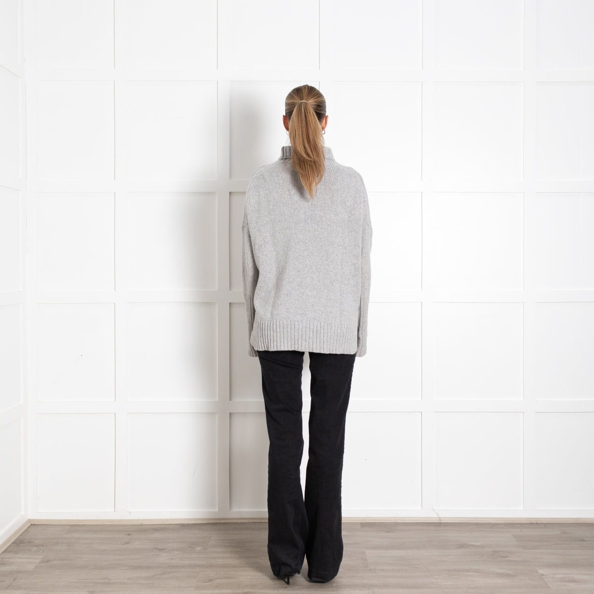 Zadig & Voltaire  Grey Mon Amour Roll Neck Jumper