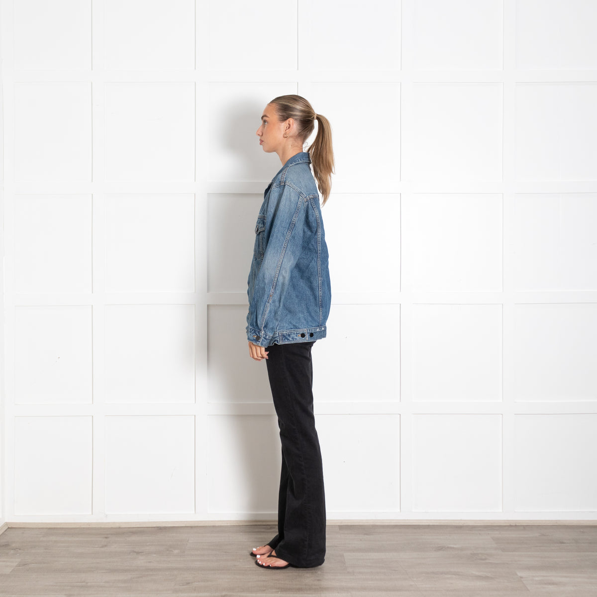 Alexander Wang Daze Mid Blue Denim Jacket