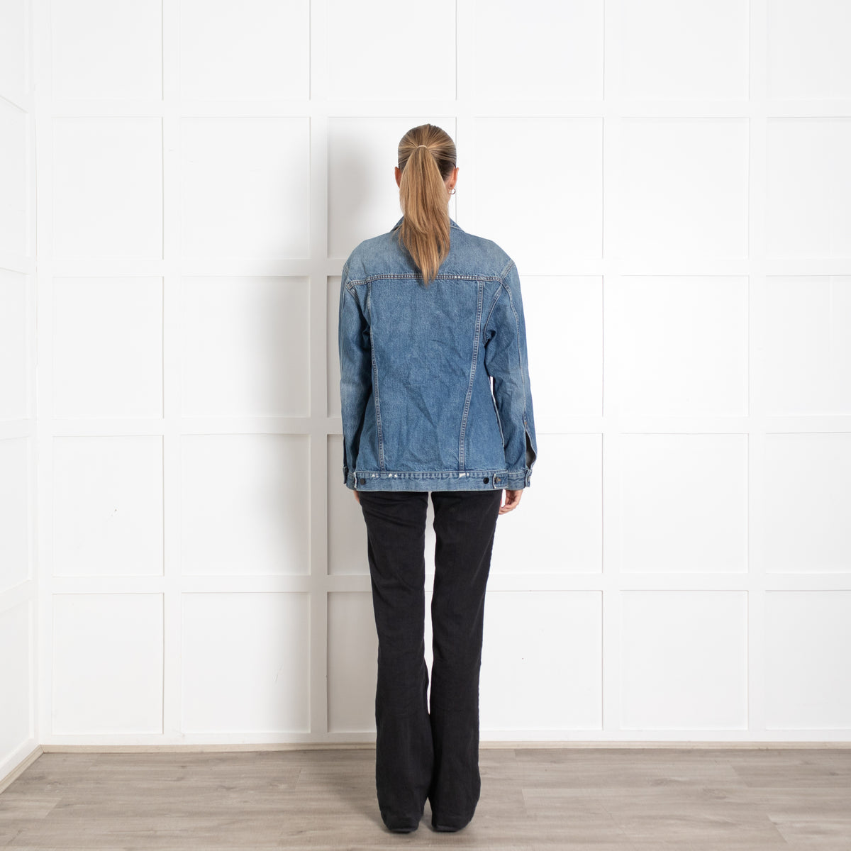 Alexander Wang Daze Mid Blue Denim Jacket