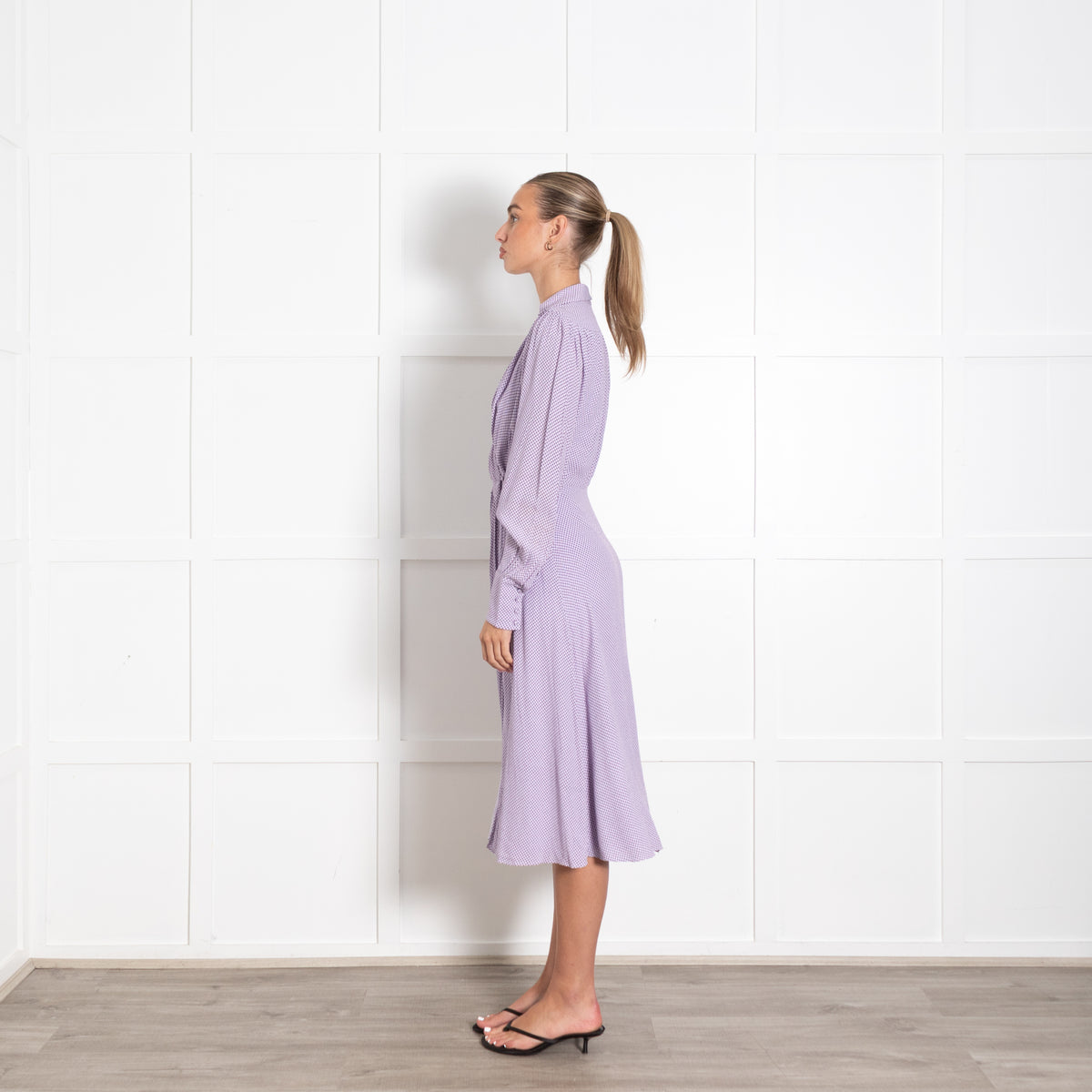 Equipment Lavender Wrap Maxi Dress