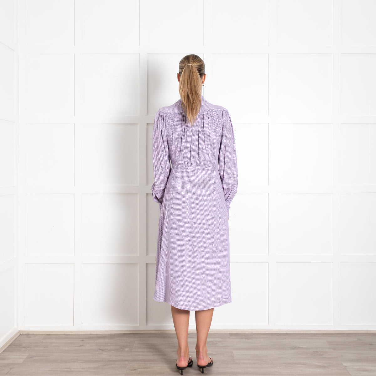 Equipment Lavender Wrap Maxi Dress
