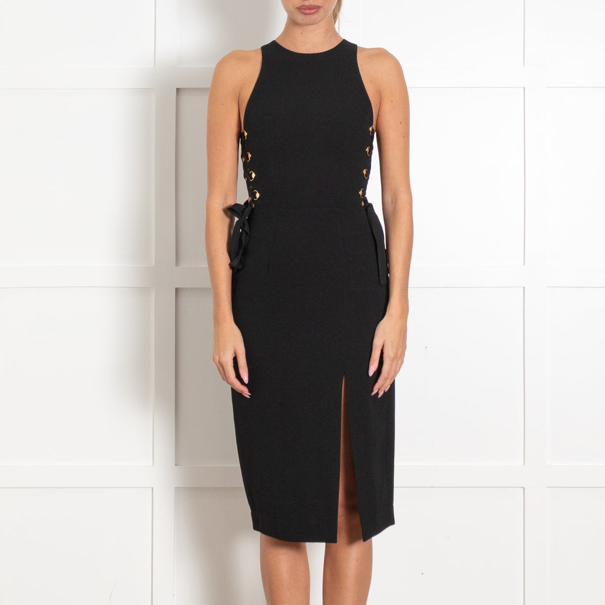 Zimmermann Black Fitted Midi Dress
