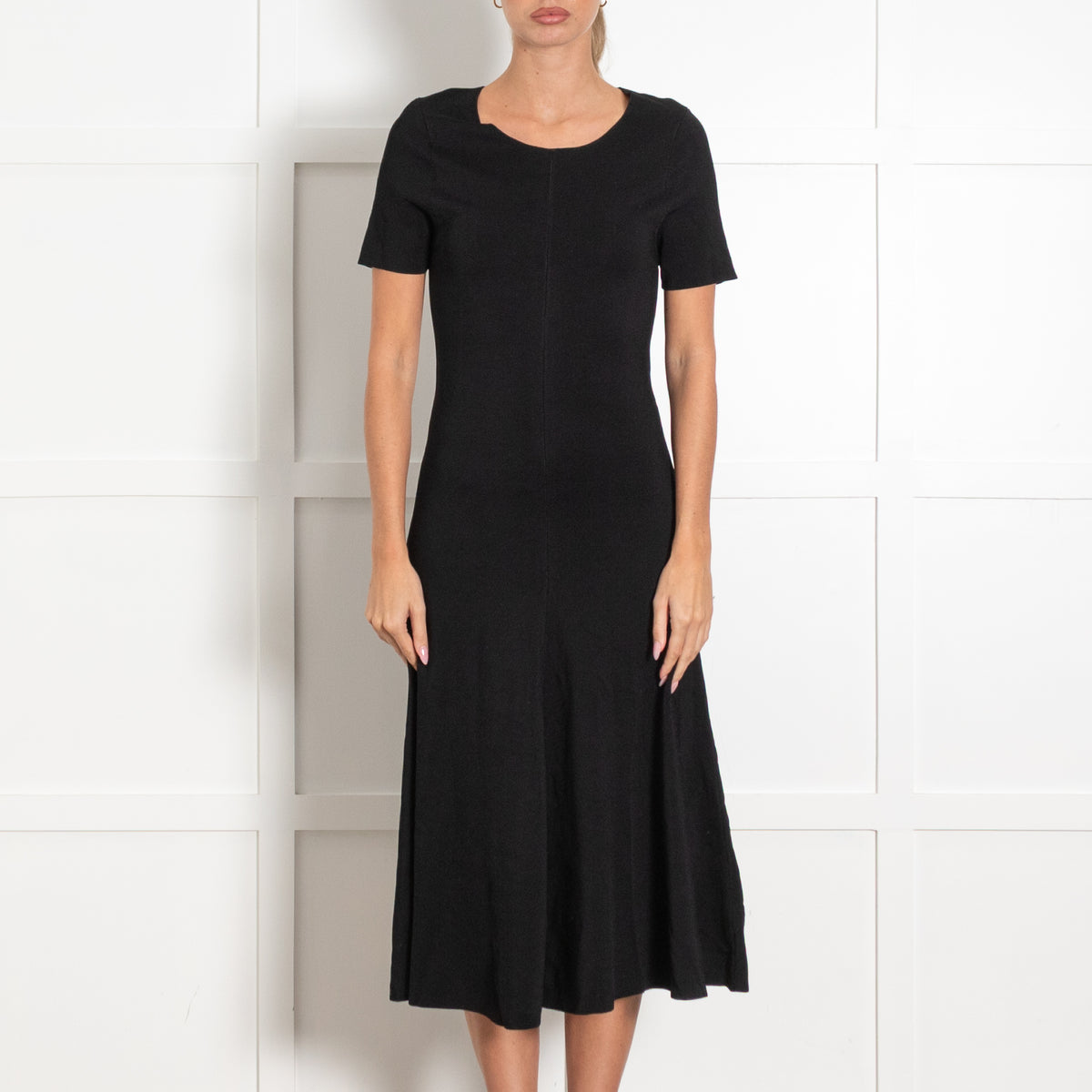 Joseph Black Viscose Tailoring Dress