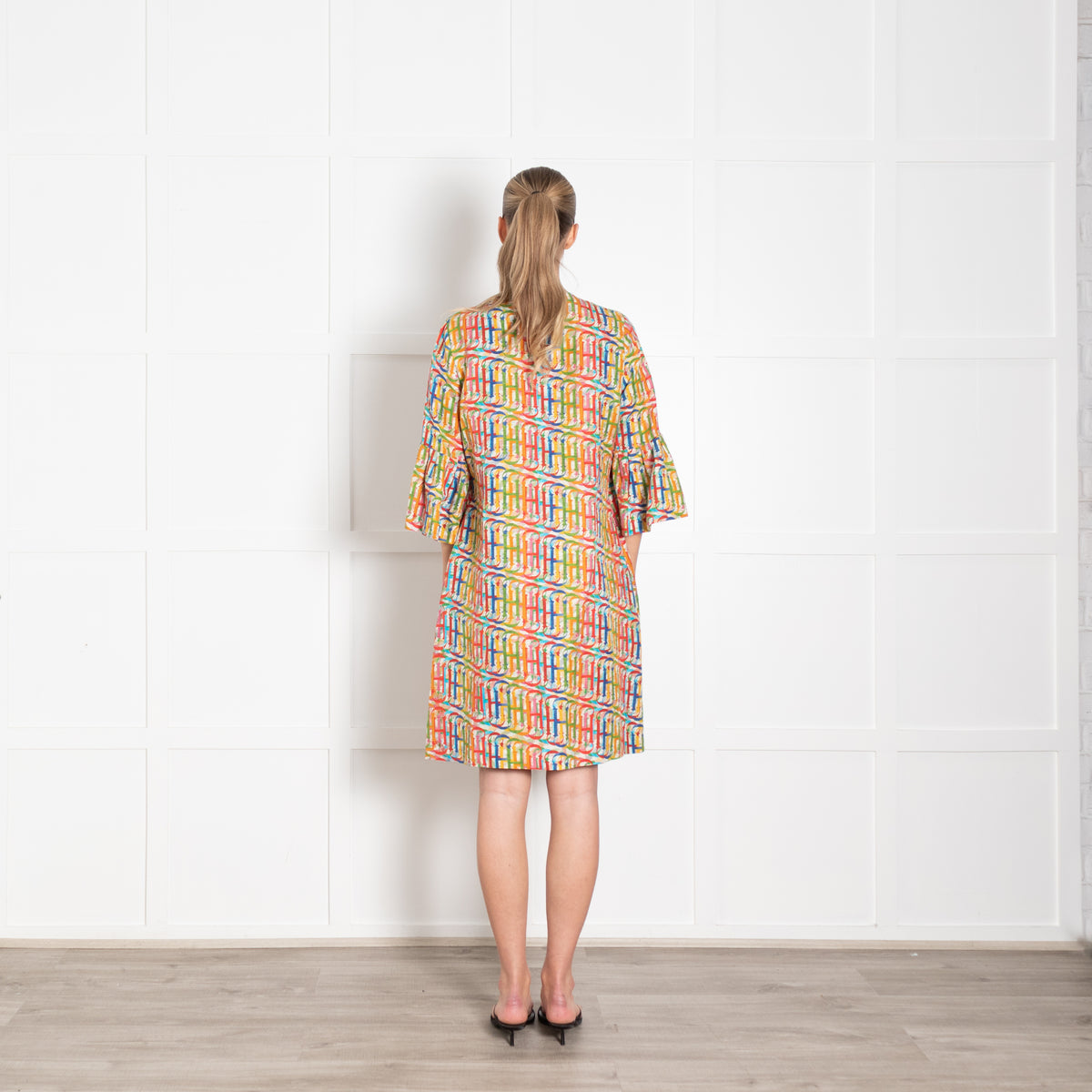 Carolina Herrera Multi CH Print Silk Blend Dress