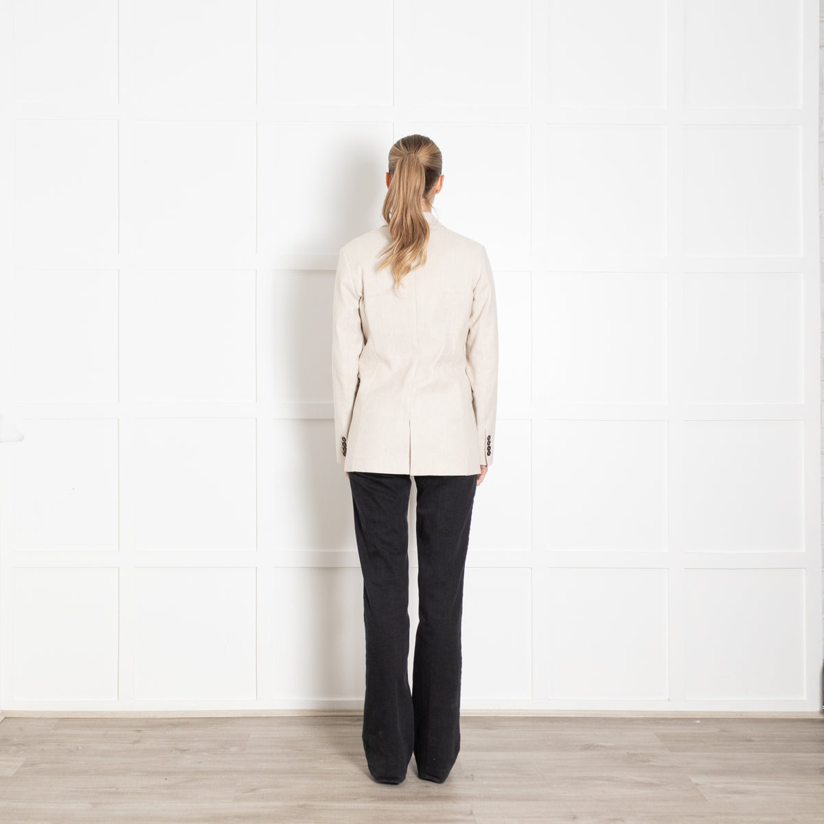 Levete  Cream Double Breasted Jacket