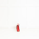 Tory Burch Ruby Red Juliette Gold Chain Clutch