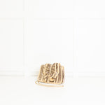 Red Valentino Beige Sequinned Frill Crossbody Small Bag