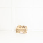 Red Valentino Beige Sequinned Frill Crossbody Small Bag