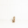 Red Valentino Beige Sequinned Frill Crossbody Small Bag