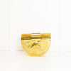Cult Gaia Gold Ark Metal Clutch Bag