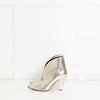 Isabel Marant Silver Embossed Leather Archenn Heeled Ankle Boots
