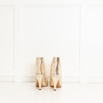 Isabel Marant Gold Embossed Leather Archenn Ankle Boots