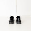 Celine Black Leather Triomphe Loafers