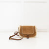 Anya Hindmarch Vere Small Soft Satchel Tan Shearling Crossbody
