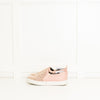 Gina Pink Leather Diamante Slip-On Shoes