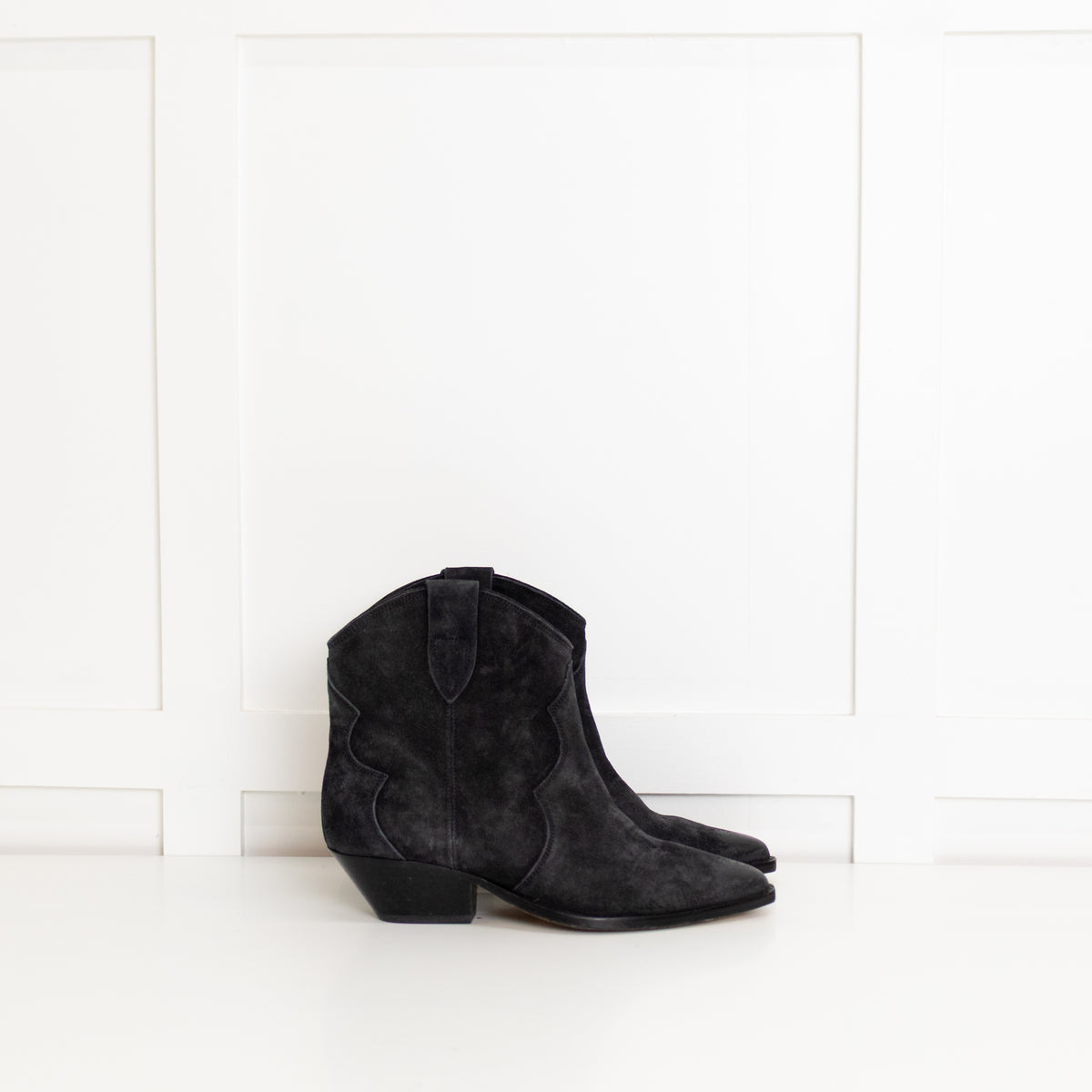 Isabel Marant Grey Suede Dewina Ankle Boot