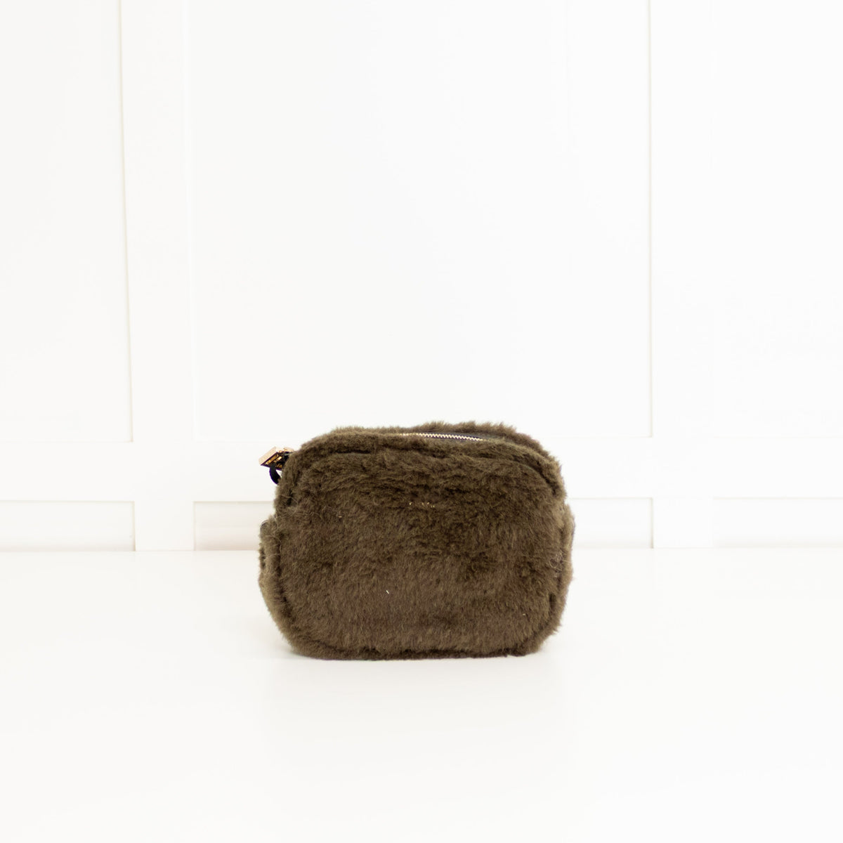Max Mara Camy khaki Teddy Crossbody Bag