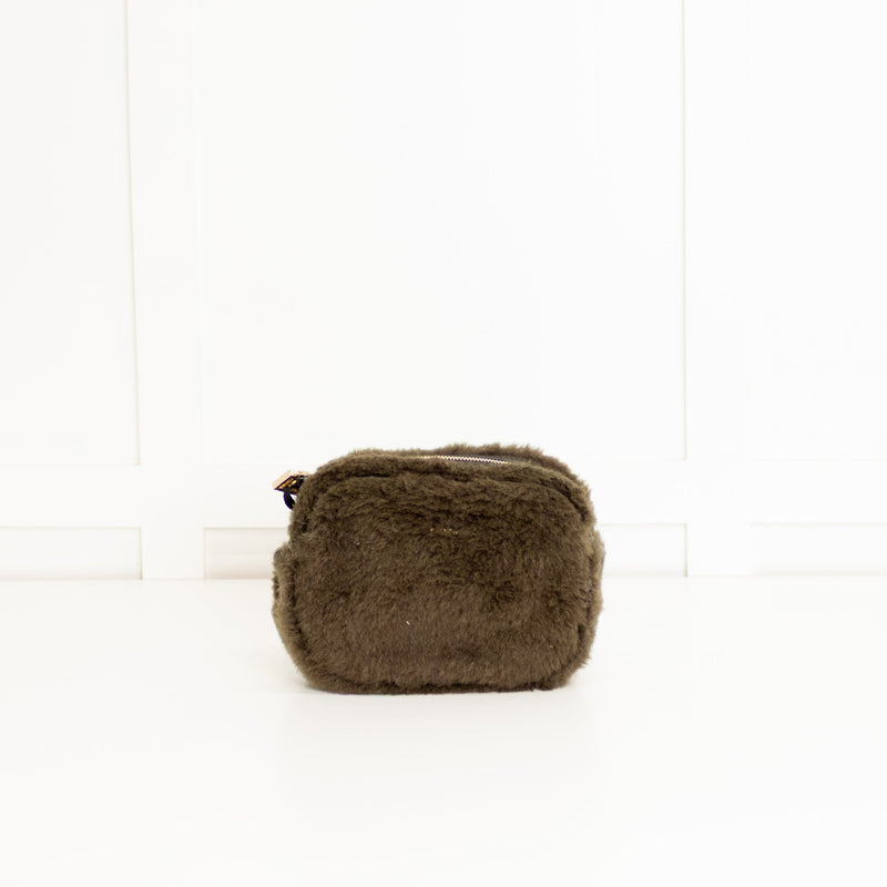 Max Mara Camy khaki Teddy Crossbody Bag