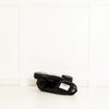 Chanel Black Glitter Camelia Flat Ballerinas