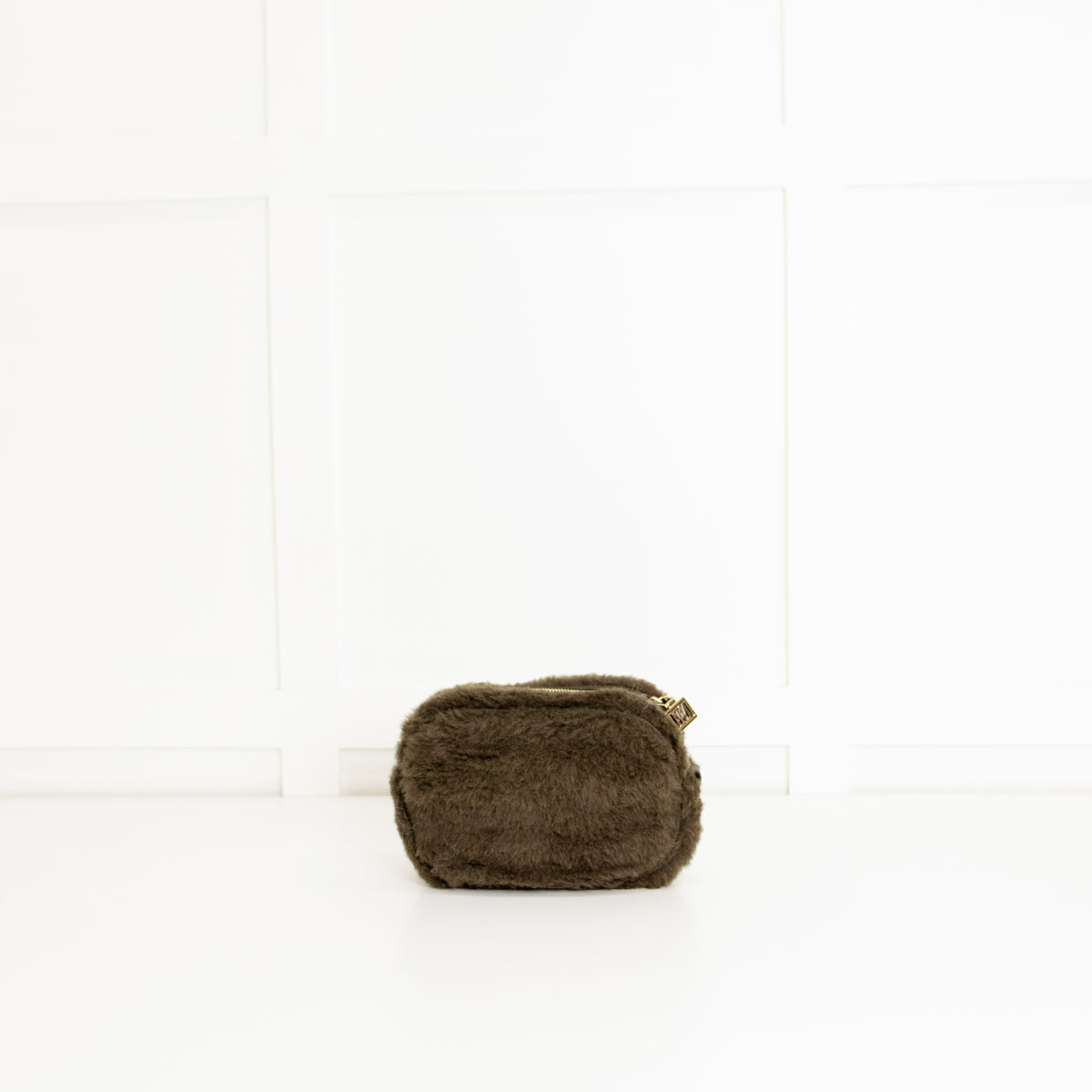 Max Mara Camy khaki Teddy Crossbody Bag