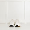 Bottega Veneta White Leather Multi Lace Up Trainers
