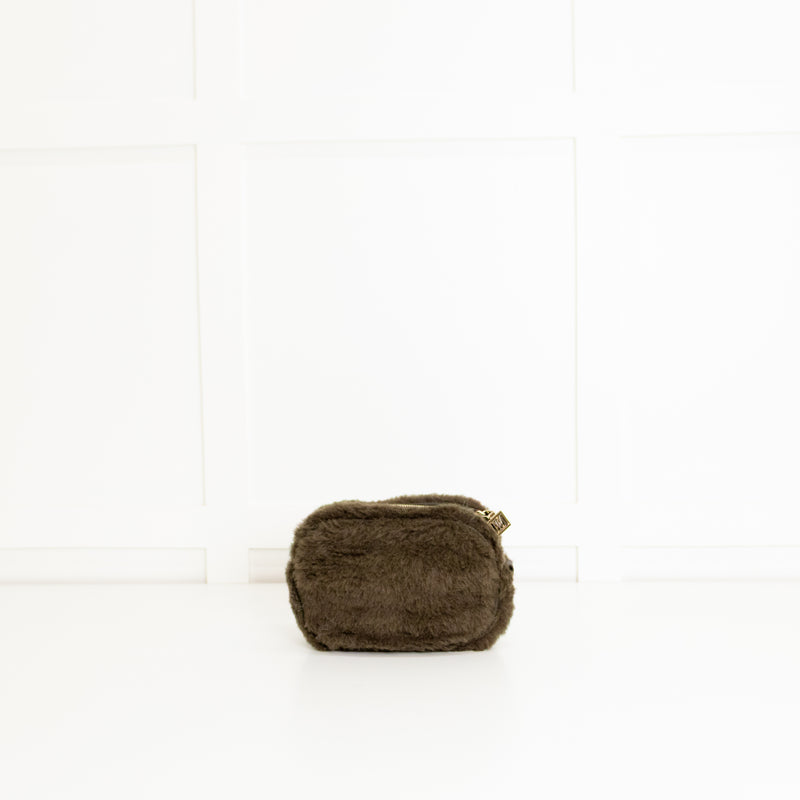 Max Mara Camy khaki Teddy Crossbody Bag