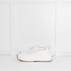 Bottega Veneta White Leather Multi Lace Up Trainers