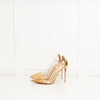 Christian Louboutin PVC And Gold Stud Shoes