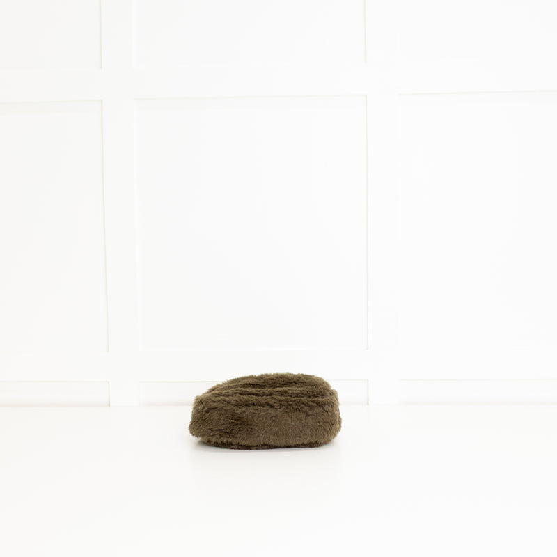 Max Mara Camy khaki Teddy Crossbody Bag