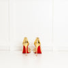 Christian Louboutin PVC And Gold Stud Shoes