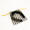 lele Sadoughi Black Velvet Jewelled Headband