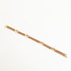 Bvlgari Brown Leather Interlocking Rings Double Coiled Bracelet