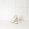 Giuseppe Zanotti Silver Multi Diamante Leather High Top Trainers