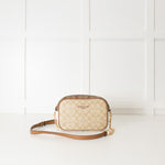 Coach Beige Signature Canvas Jamie Camera Bag
