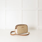 Coach Beige Signature Canvas Jamie Camera Bag