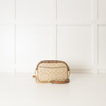 Coach Beige Signature Canvas Jamie Camera Bag