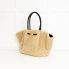 Demellier New York Shearling Beige/Black Tote