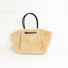 Demellier New York Shearling Beige/Black Tote