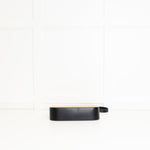 DeMellier Tokyo Shearling Beige/Black Shoulder Bag