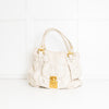 Miu Miu Large Cream Tote Bag