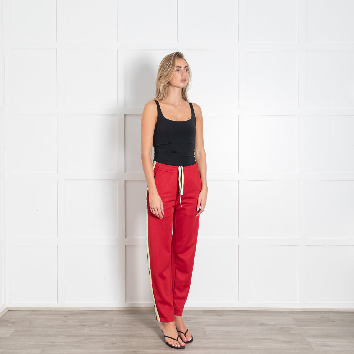 Acne Studios Red Side Stripe Track Trousers