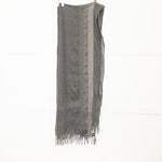 Brunello Cucinelli Grey 100% Cashmere Shawl