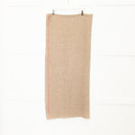 Isabel Marant Brown Cashmere Scarf with Red Trim