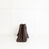 Chanel Chocolate Brown Caviar Leather Grand Shopper Tote