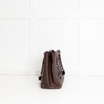 Chanel Chocolate Brown Caviar Leather Grand Shopper Tote