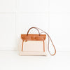 Hermes Ecru Chaine D'ancre Canvas Herbag Zip 31 Bag