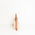 Hermes Ecru Chaine D'ancre Canvas Herbag Zip 31 Bag