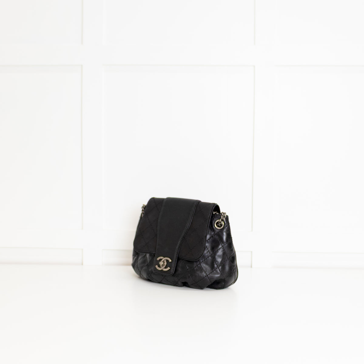 Chanel Black Bubble Messenger Bag